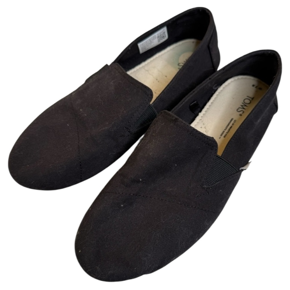 Tom’s Slip On Flats Black